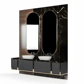 Bathroom furniture set